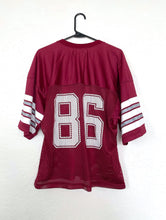 Load image into Gallery viewer, Vintage 80s Maroon Mesh Football Jersey Top Number 86 commanders fsu