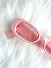 Load image into Gallery viewer, Party Girl Skinny Oval Pink Tinted Sunglasses