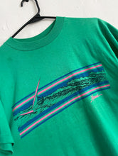 Load image into Gallery viewer, Vintage Green Hawaii Surf Design Tee