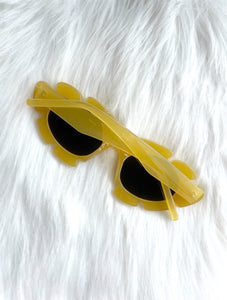 In Bloom Yellow Flower Sunglasses