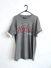Load image into Gallery viewer, Vintage 90s Grey and Red Columbus Ohio Harley Tee