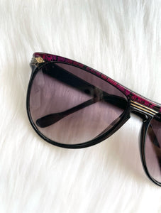 Babe Alert Vintage 80s Pink Smoky Sunglasses