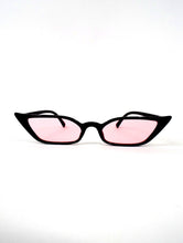 Load image into Gallery viewer, In Living Color Tinted Lense Cat Eye Sunglasses - Baby Pink