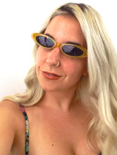 Load image into Gallery viewer, Take Me to Your Leader Skinny Oval Shaped Sunglasses