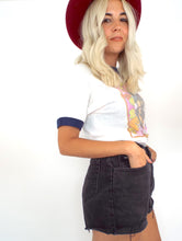 Load image into Gallery viewer, Vintage 90s Black Denim High-Waist Cut-Off Shorts -- Size 29