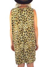 Load image into Gallery viewer, Vintage 90s Flowy Leopard Print Shift Dress