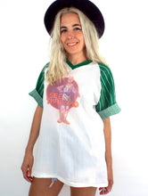 Load image into Gallery viewer, Vintage 70s Green and White Mesh C-3PO Star Wars Tee