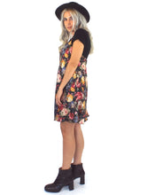 Load image into Gallery viewer, Vintage 80s Silky Floral Print Slip Dress