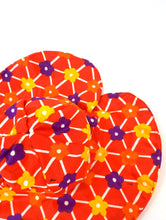 Load image into Gallery viewer, Vintage 70s Red Retro Floral Print Floppy Hat