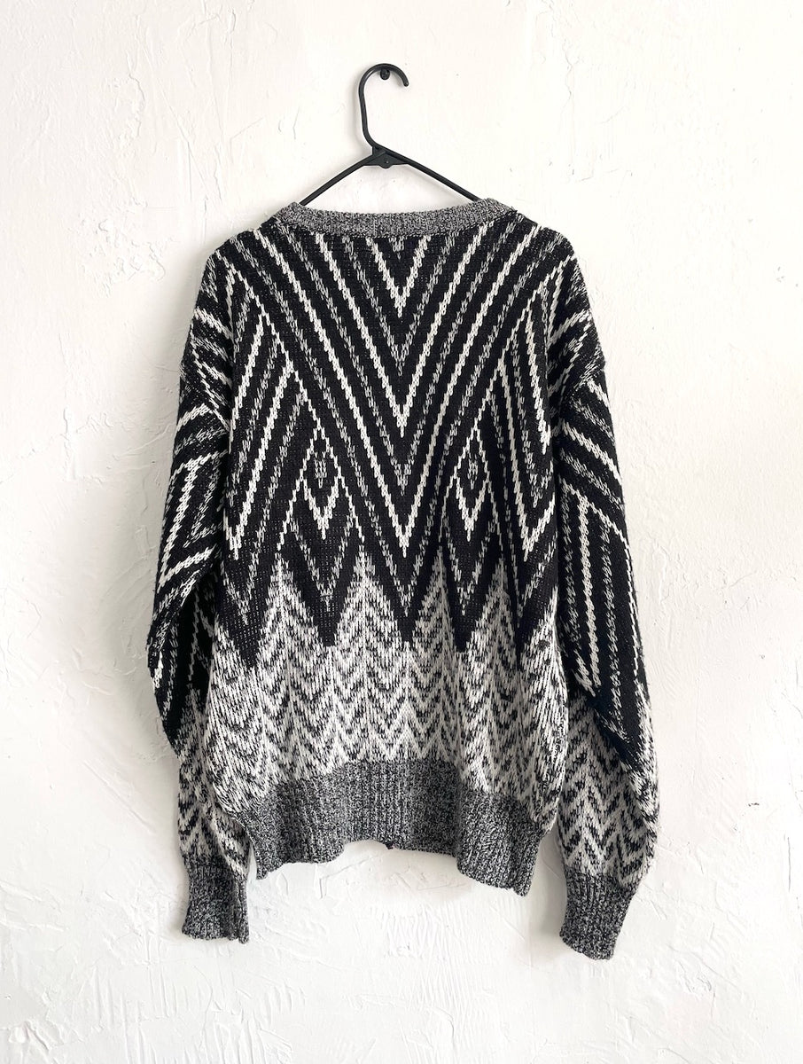 トップス argue 2WAY 90s CARDIGAN 90s Oversized Cardigan Rainbow Multi – blueandcream