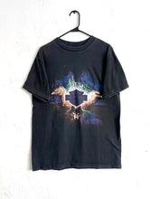 Load image into Gallery viewer, Vintage 90s Black and Purple Animal Design Harley-Davidson Tee
