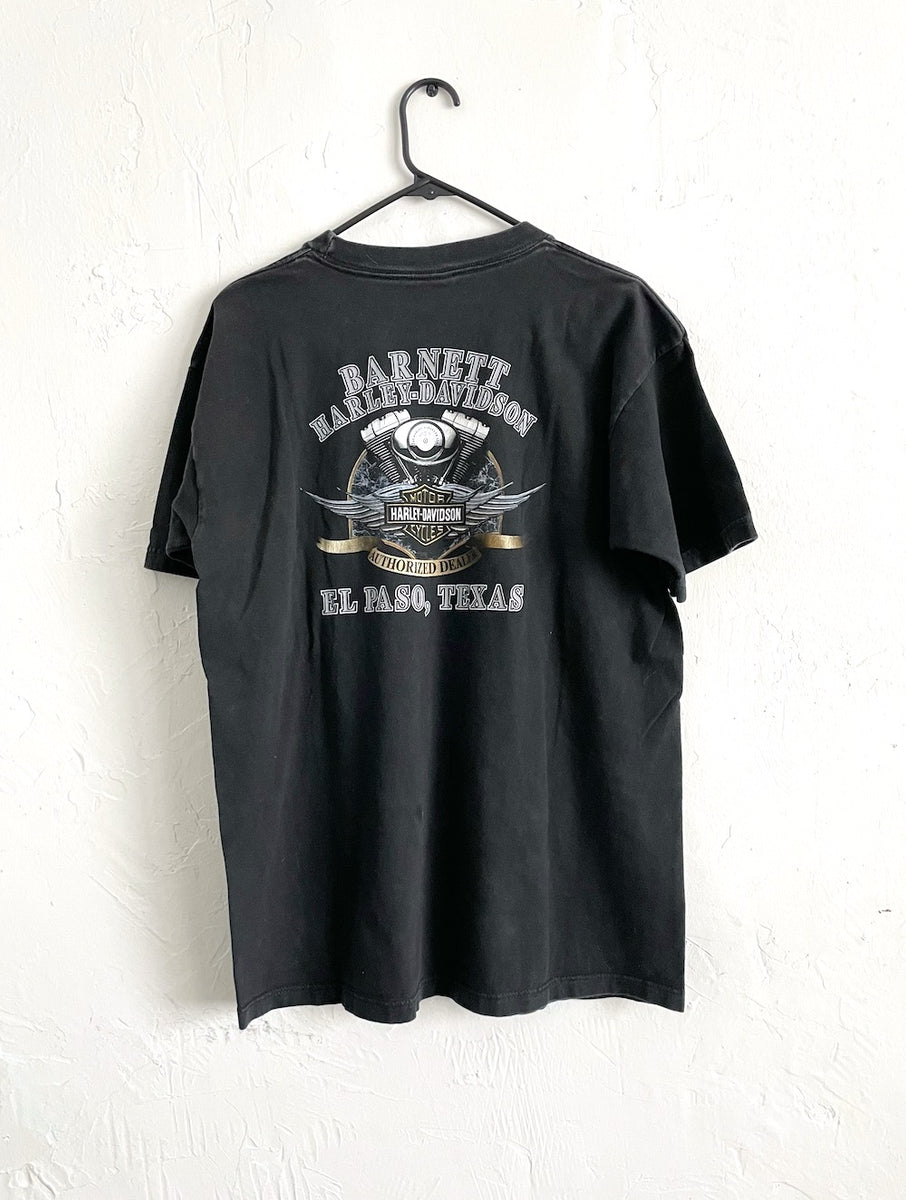 00´s Y2K Harley-Davidson 110周年 デカロゴ Tシャツ-