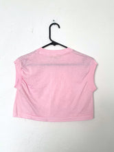 Load image into Gallery viewer, Vintage 80s Harley-Davidson Pink Biker Babe "Love to Ride, Ride to Love" Cropped Tee