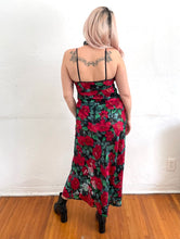 Load image into Gallery viewer, Vintage 90s Sheer Floral Print Maxi Slip Dress