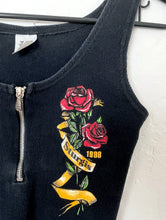 Load image into Gallery viewer, Biker Babe Vintage 90s Rose Design Sturgis Tank