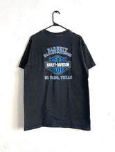 Load image into Gallery viewer, Vintage 90s Black and Purple Animal Design Harley-Davidson Tee
