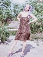 Load image into Gallery viewer, Wild Child Vintage 90s Leopard Print Dress