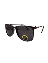 Load image into Gallery viewer, Vintage 80s Oversized Black and Grey Marbled Sunglasses Retro