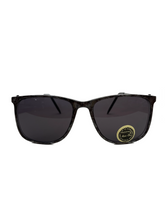 Load image into Gallery viewer, Vintage 80s Oversized Black and Grey Marbled Sunglasses Retro