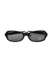 Load image into Gallery viewer, Vintage 90s Small Black Dark Tinted Sunglasses