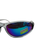 Load image into Gallery viewer, Vintage Y2K Dark Blue Wraparound Sunglasses 2000s Rave Oakley