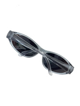 Load image into Gallery viewer, Vintage Y2K Dark Blue Wraparound Sunglasses 2000s Rave Oakley