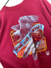 Load image into Gallery viewer, Vintage 90s Harley-Davidson Ride With the Wind Eagle Sweatshirt