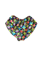 Load image into Gallery viewer, Vintage High-Cut and High-Waisted Silky Floral Print Jogger Shorts