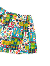 Load image into Gallery viewer, Vintage 70s High-Waisted Colorful Floral Print Print Skort -- Size 25