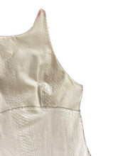 Load image into Gallery viewer, Vintage Y2K Light Green Faux Snakeskin Dress Club Rave
