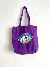 Load image into Gallery viewer, Vintage Y2k Purple Snoopy Family Tote Bag