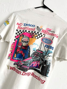 Vintage 1985 Budwieser Springnationals Drag Racing T Shirt Sz M – F As In  Frank Vintage