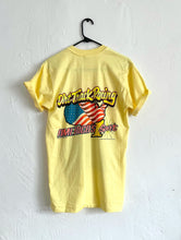 Load image into Gallery viewer, Vintage 90s Retro Chrome Lettering Dirt Track Racing Tee