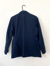 Load image into Gallery viewer, Vintage 80s Navy Blue Double Breasted Blazer