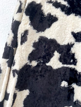 Load image into Gallery viewer, Vintage 90s Furry Cow Print Button Down Top