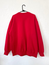 Load image into Gallery viewer, Vintage Red Mickey 'Tis the Season Oversized Christmas Sweatshirt Ugly Sweater
