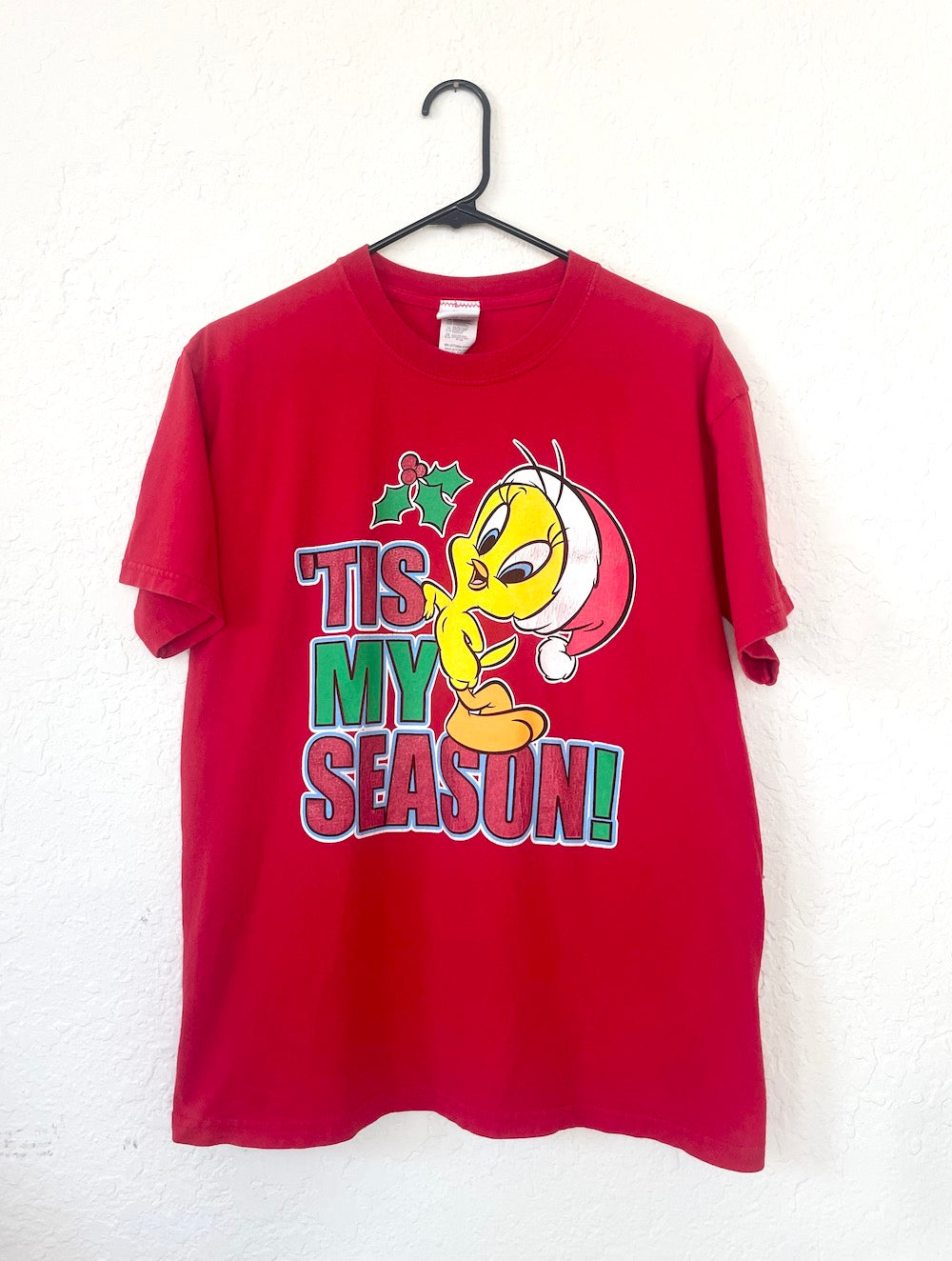 Vintage 90s Tweety Bird Christmas Tee