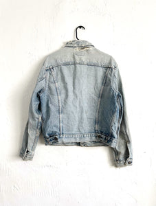 Vintage 90s Distressed Light Wash Levi's Denim Jacket