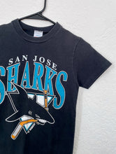 Load image into Gallery viewer, Vintage 90s San Jose Sharks Tee -- Size Extra Small nhl hockey