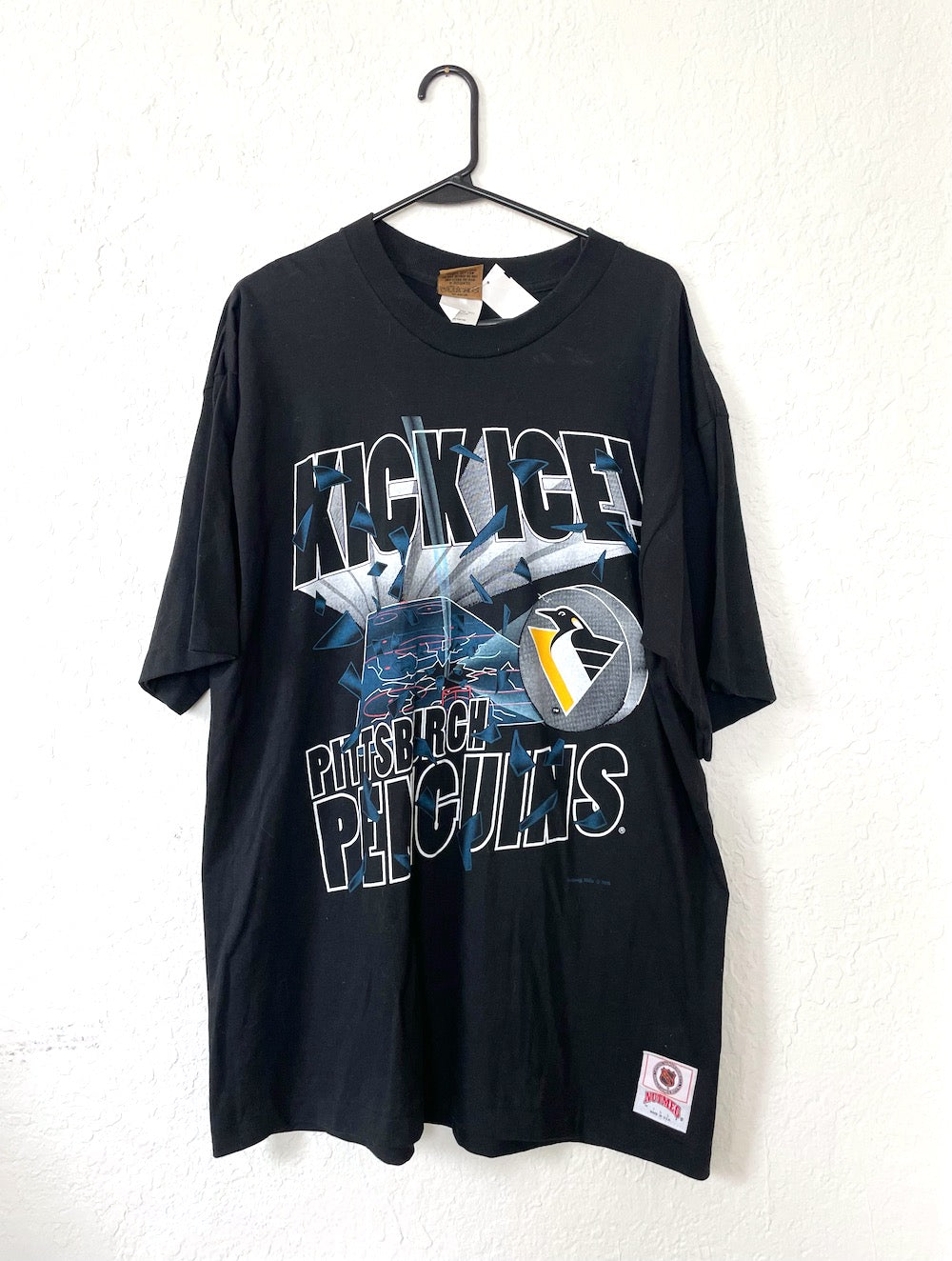 Vintage 90s Pittsburgh Penguins Kick Ice Tee