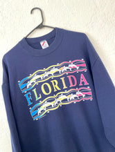Load image into Gallery viewer, Vintage 90s Florida Rainbow Dolphin Tourist Sweatshirt