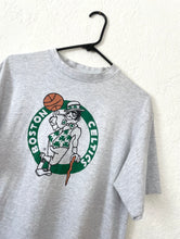 Load image into Gallery viewer, Vintage 90s Grey Boston Celtics Tee NBA retro 