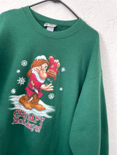 Load image into Gallery viewer, Vintage 90s Grumpy Holidays Oversized Disney Christmas Sweatshirt