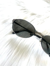 Load image into Gallery viewer, Vintage Y2K Silver Oval Dark Tinted Sunglasses
