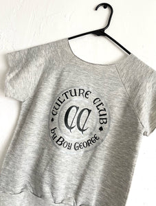 Vintage 80s Culture Club Grey Sleeveless Sweatshirt - Size Extra Small/Small Band Concert