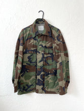 Load image into Gallery viewer, Vintage Camouflage Print Army Jacket - Size Small