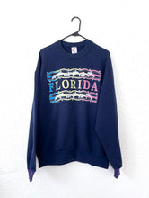 Load image into Gallery viewer, Vintage 90s Florida Rainbow Dolphin Tourist Sweatshirt
