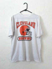 Load image into Gallery viewer, Vintage 90s Cleveland Browns Helmet Tee NFL Retro Football Sports