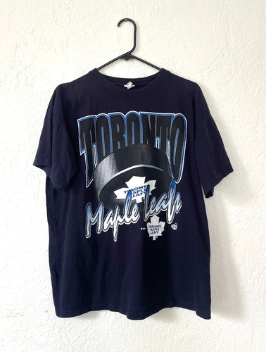 Vintage 90s Toronto Maple Leafs Puck Tee