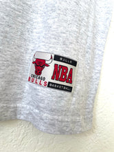 Load image into Gallery viewer, Vintage 90s Grey Chicago Bulls Sleeveless Tee Tank NBA Retro